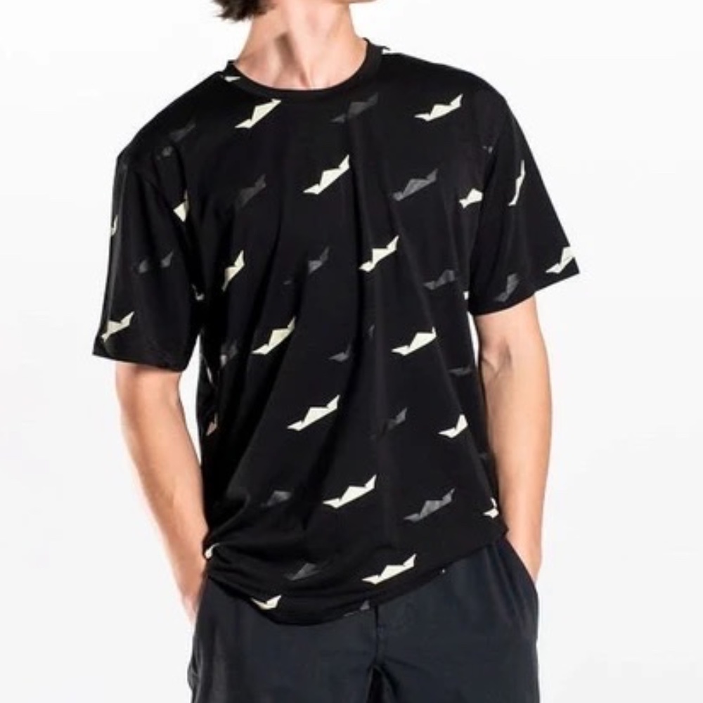NWOT d.RT Black Royal Crown Graphic Short Sleeve Tee T-Shirt XXS